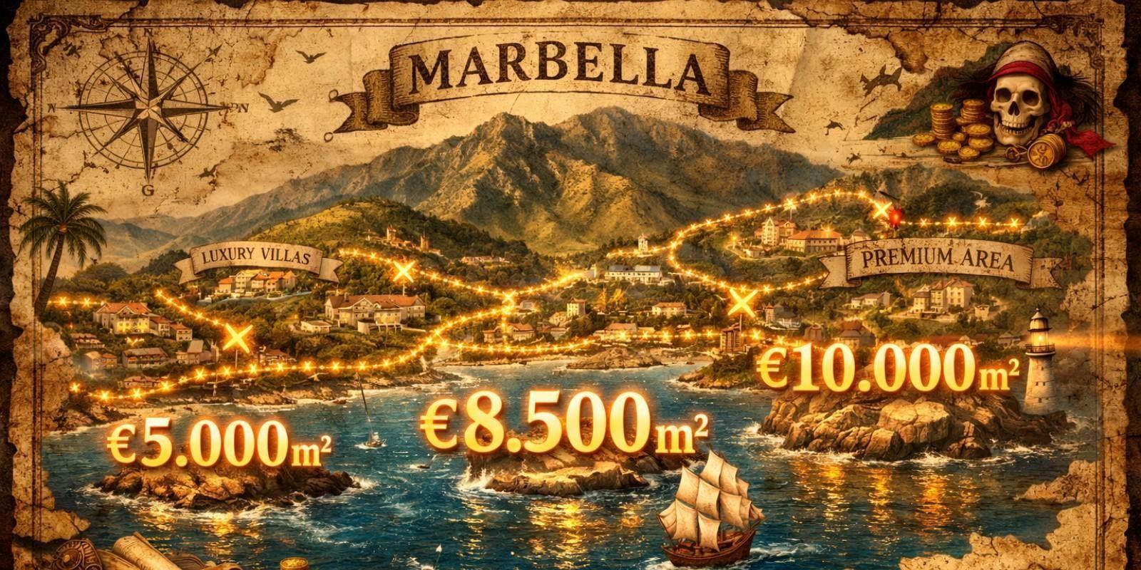 El precio del metro cuadrado que nadie te contó en Marbella, Costa del Sol, Málaga