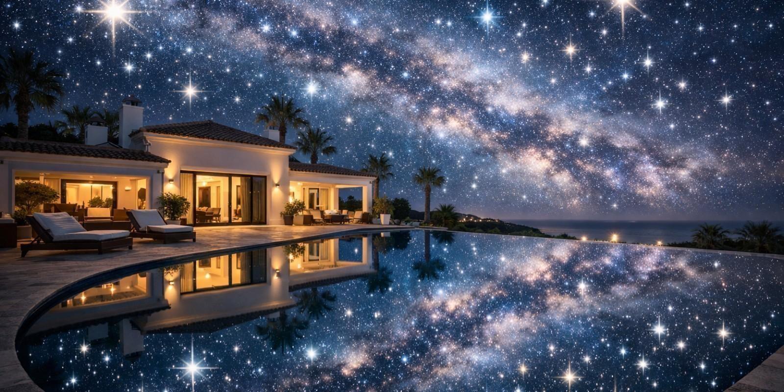 Cómo vender una villa contando la historia de su piscina en Marbella, Costa del Sol, Málaga