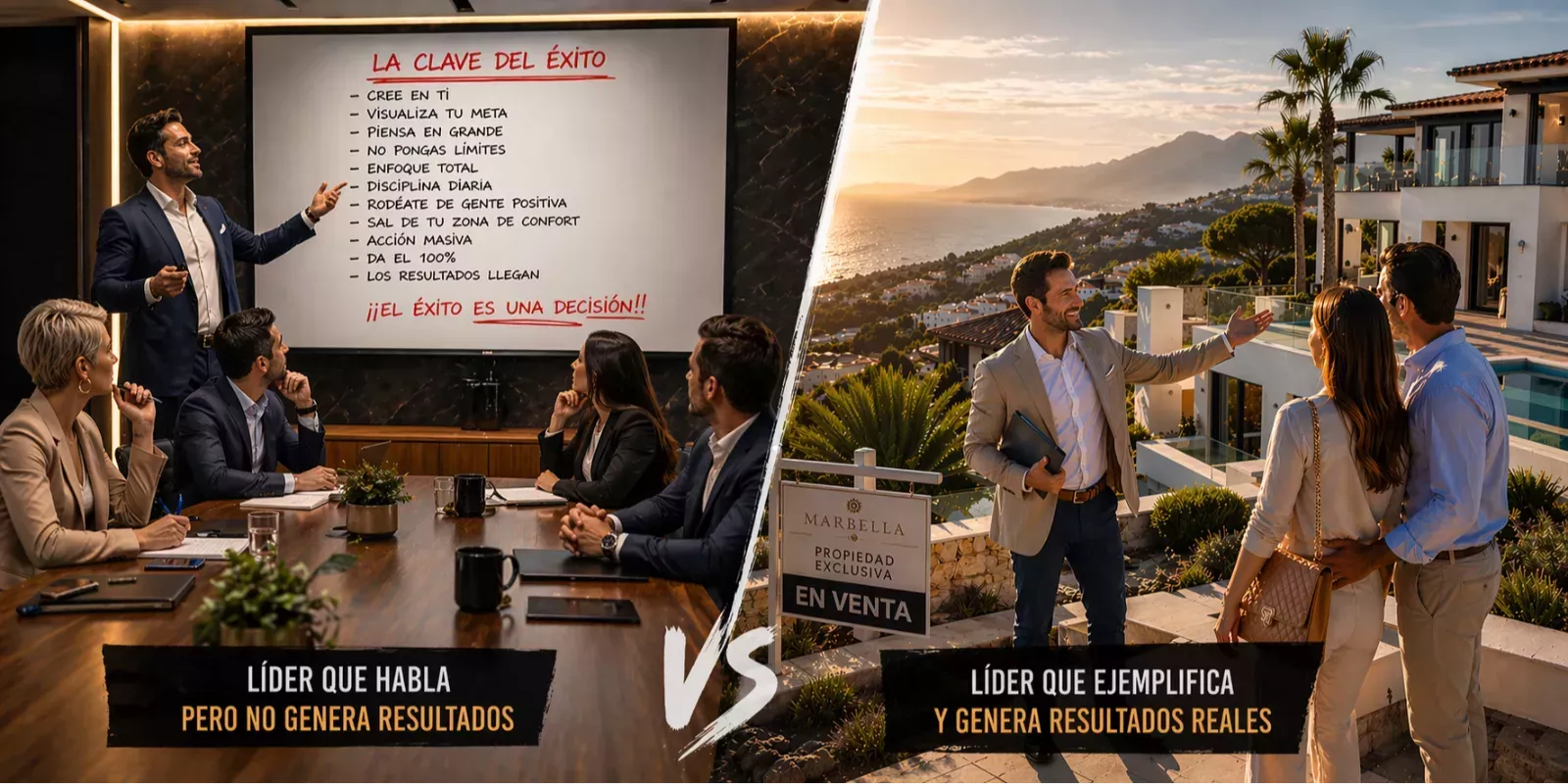 El líder que motiva con frases de Instagram y cero resultados. – Marbella, Costa del Sol, Málaga