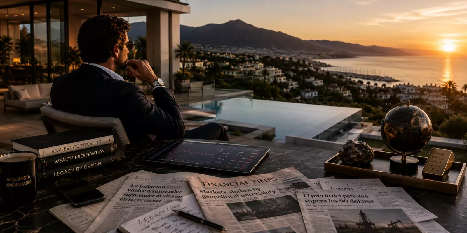 La economía crece… pero el miedo también: por qué los grandes patrimonios están refugiándose en el inmobiliario de lujo en Marbella