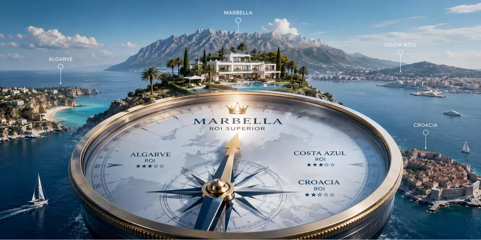 El ROI real de invertir en Marbella frente a otros destinos europeos en la Costa del Sol, Málaga