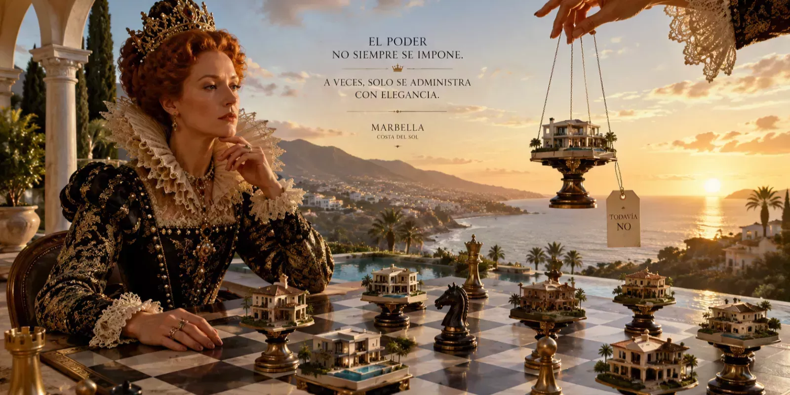 Isabel I de Inglaterra: el arte de mantener el control sin parecer dominante en Marbella, Costa del Sol, Málaga
