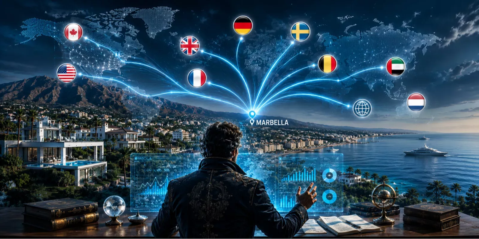 Así se comportan los compradores extranjeros en Marbella, Costa del Sol, Málaga