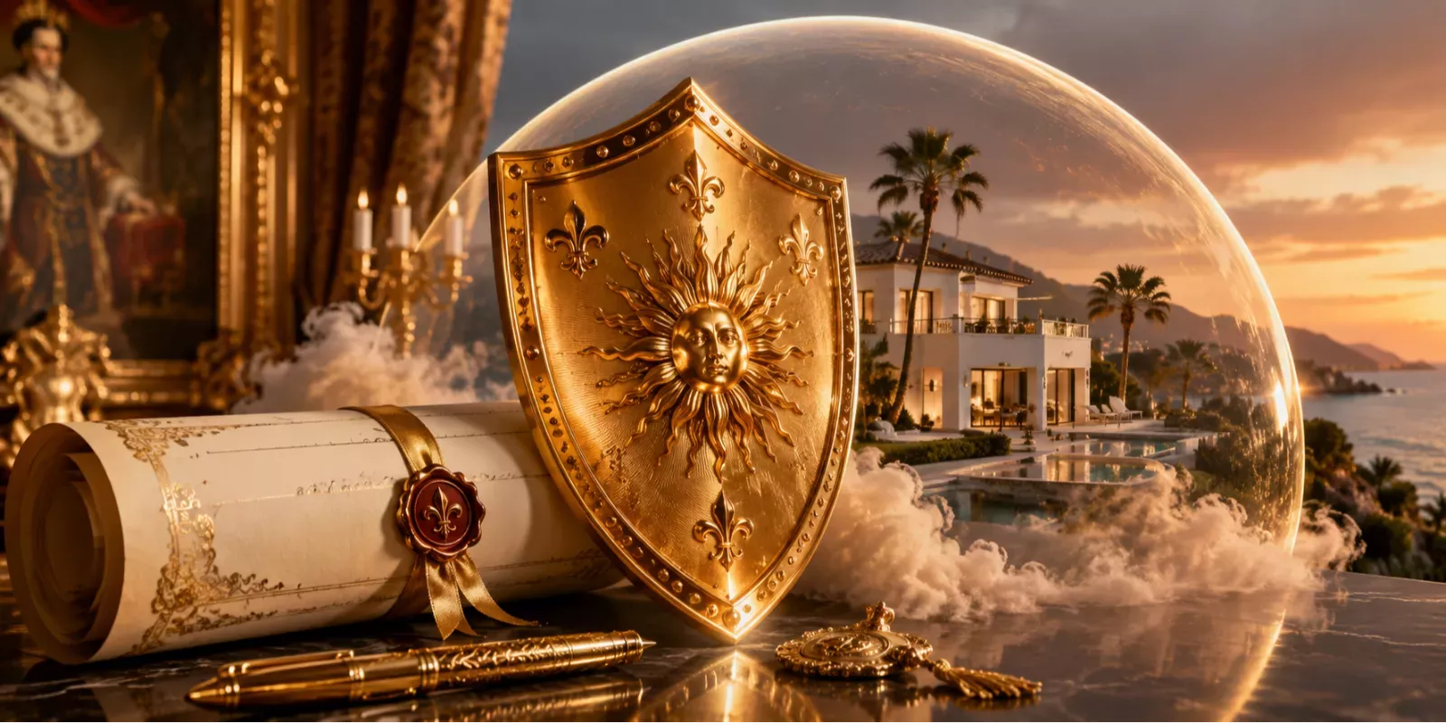 Luis XIV y el “papel dorado”: cómo blindar contratos sin perder elegancia en Marbella, Costa del Sol, Málaga