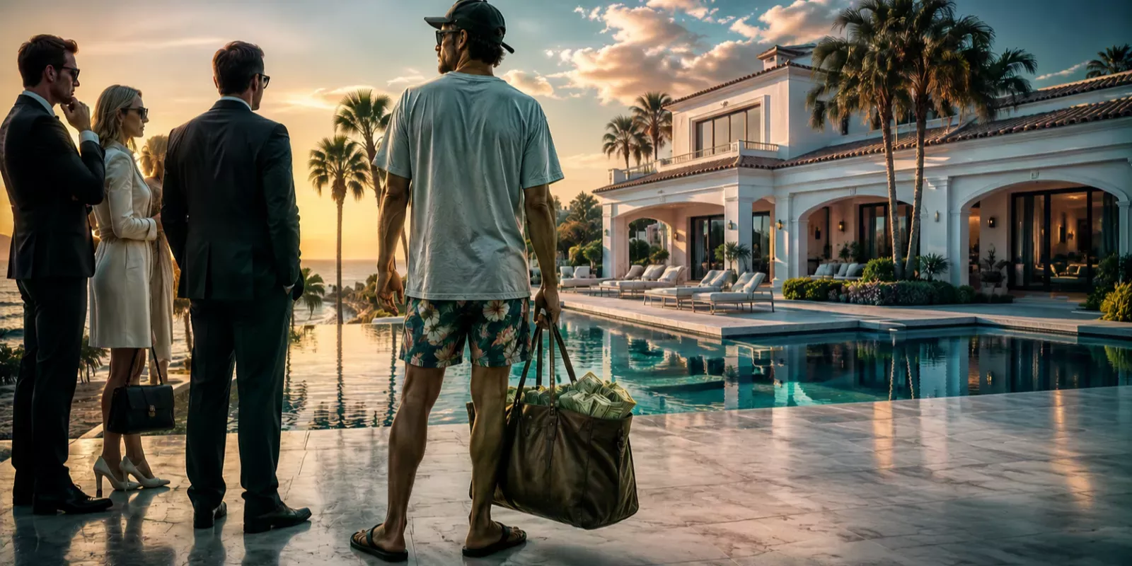 Cuando el comprador llega en chanclas y paga en efectivo. – Marbella, Costa del Sol, Málaga