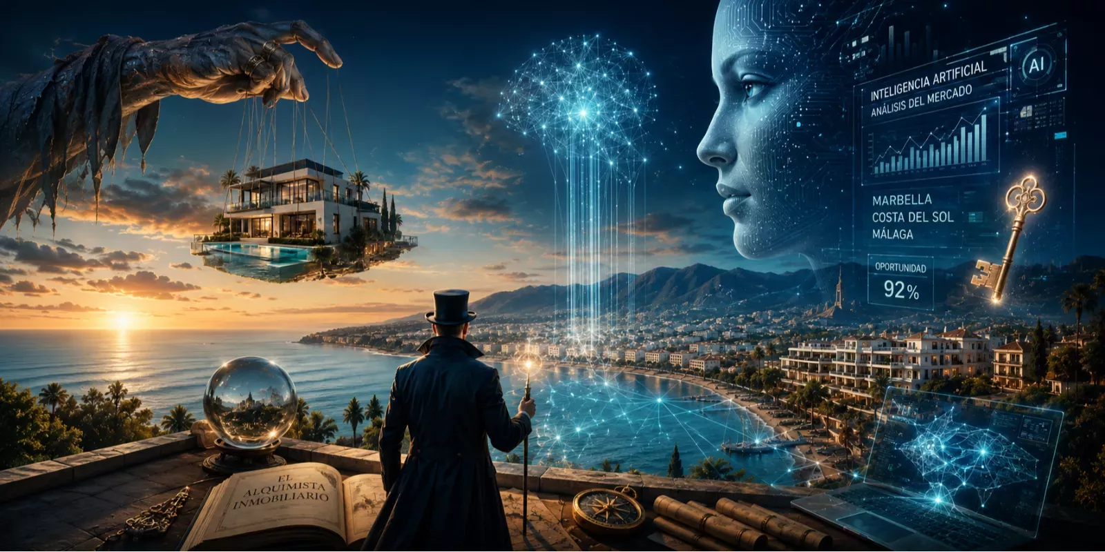 Inteligencia artificial y real estate: el matrimonio que está redefiniendo Marbella, Costa del Sol, Málaga