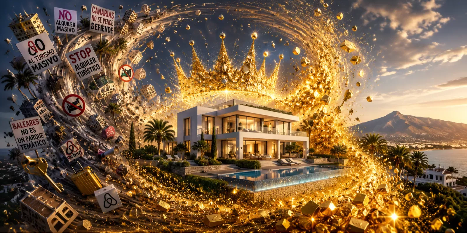 Airbnb bajo ataque: las protestas contra el turismo disparan el valor de las propiedades premium en destinos exclusivos como Marbella
