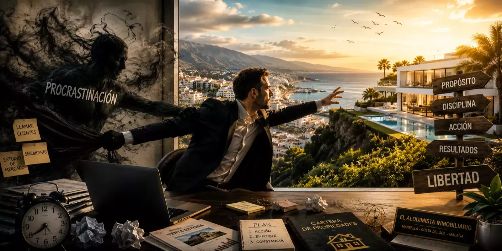 Tu peor socio se llama procrastinación – Marbella, Costa del Sol, Málaga