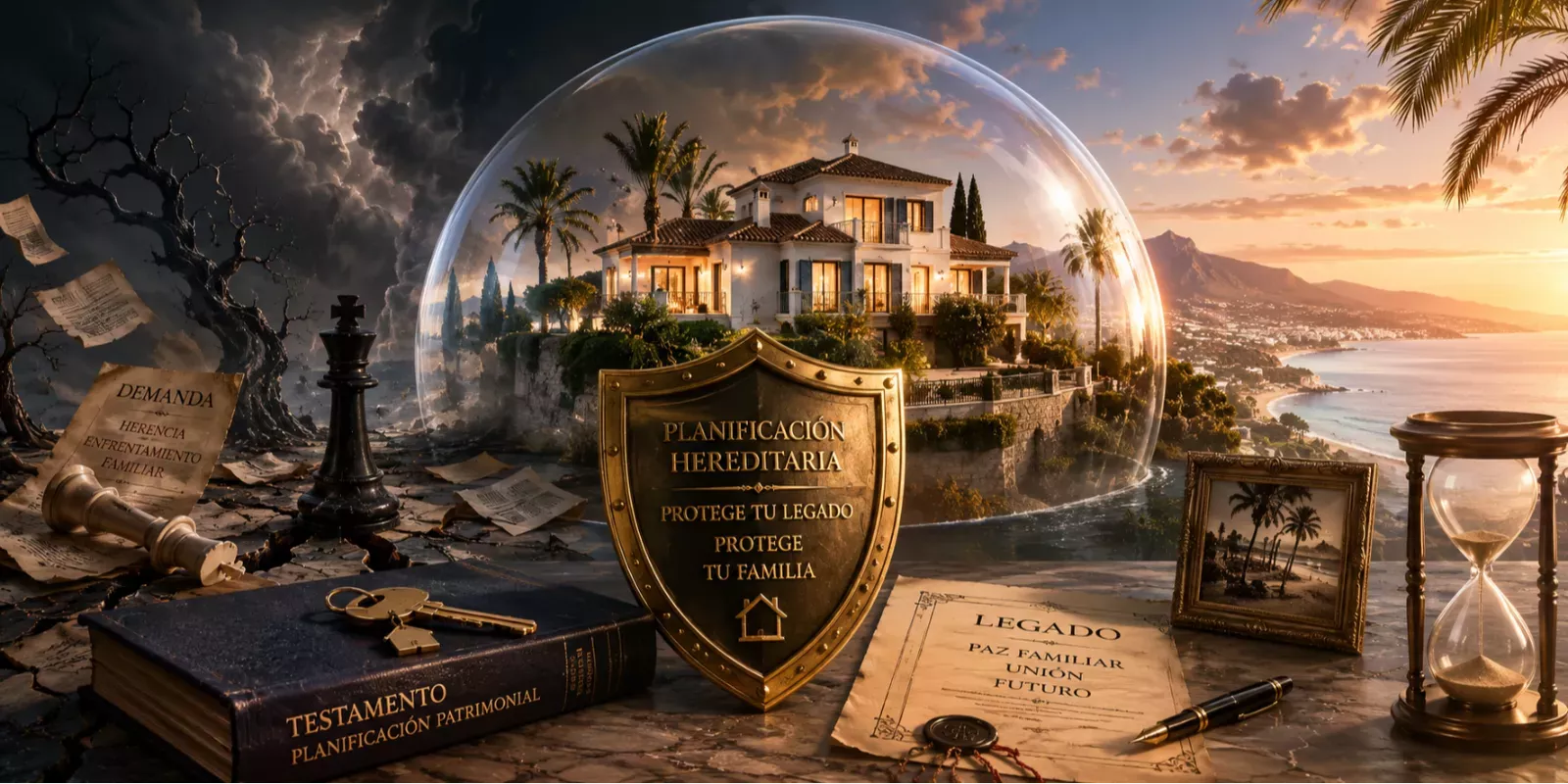 Protege tu casa en Marbella de pleitos y herencias mal planificadas en la Costa del Sol, Málaga
